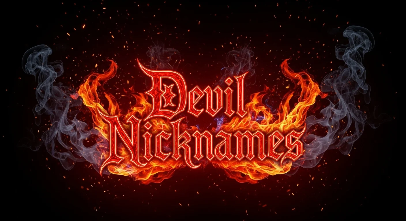 490+ Devil Nicknames (Dark, Mythical & Fiery Name Ideas for 2026)