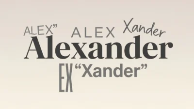 nicknames for alex