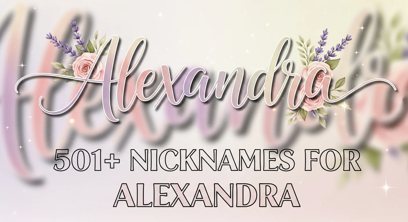 Alexandra Stickr Names 501+ Nicknames for Alexandra (2026) | Cute, Funny & Unique Name Ideas