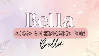 nicknames for bella