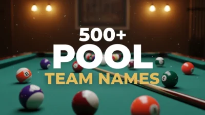 pool team names