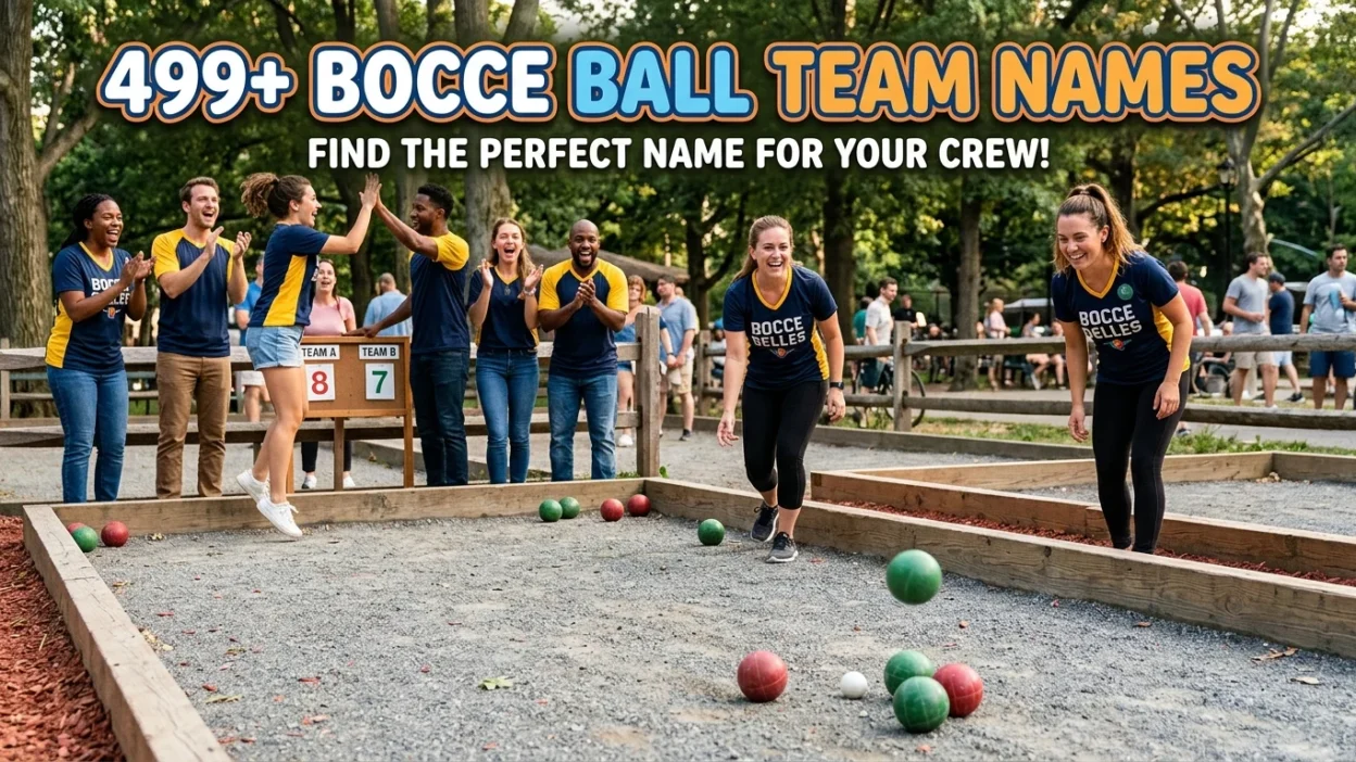 bocce ball team names