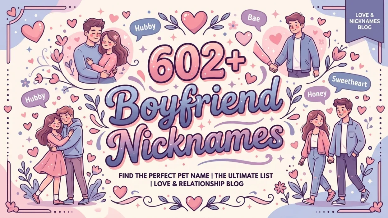 boyfriend nicknames