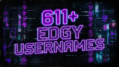edgy usernames