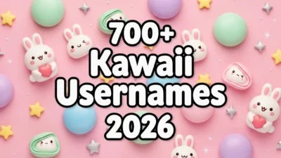 kawaii usernames
