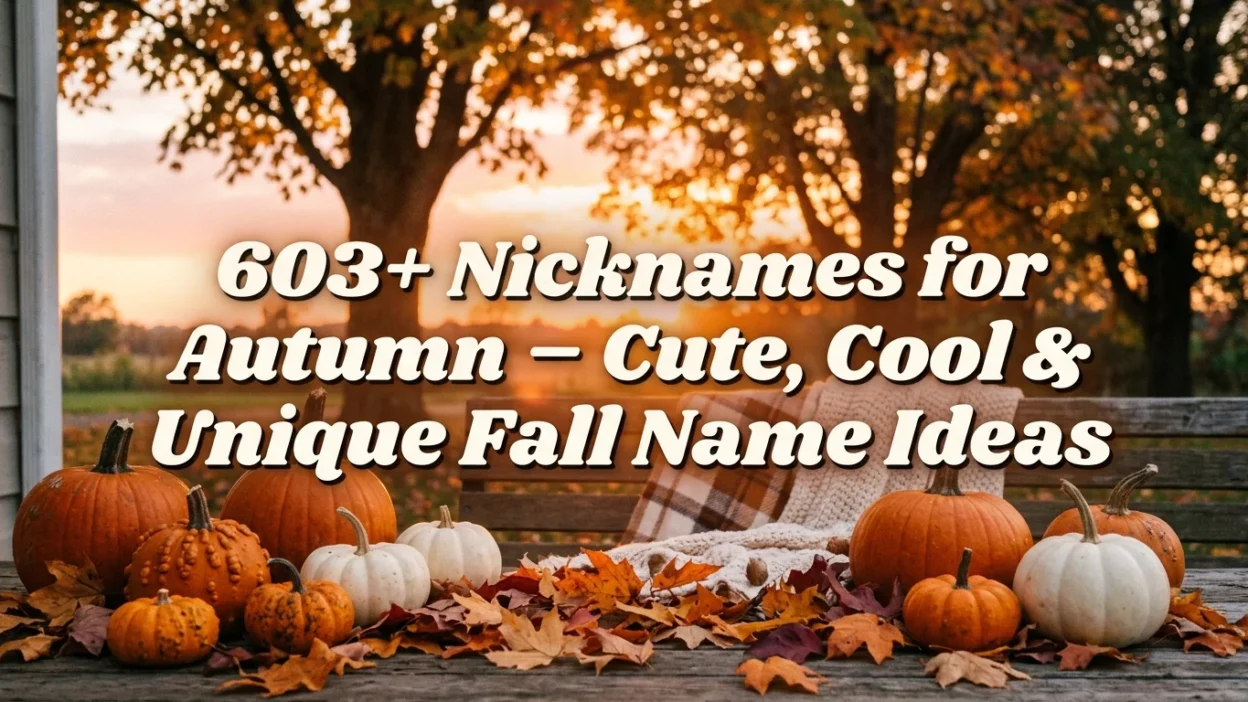 nicknames for autumn