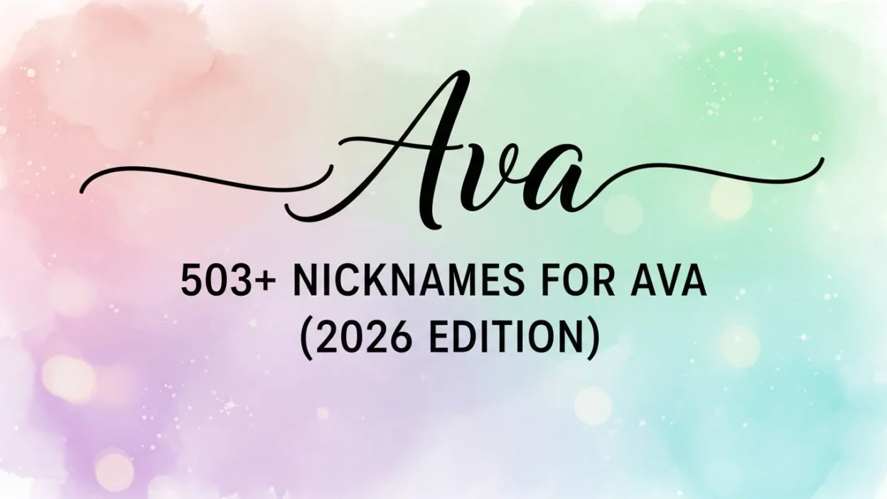 nicknames for ava