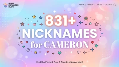 nicknames for cameron