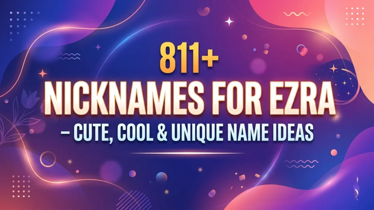 nicknames for ezra