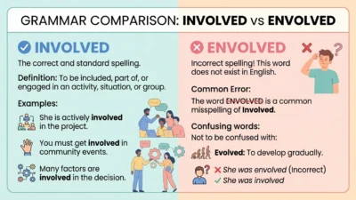 envolved or involved