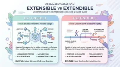 extensible vs extendible