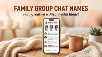 family group chat names