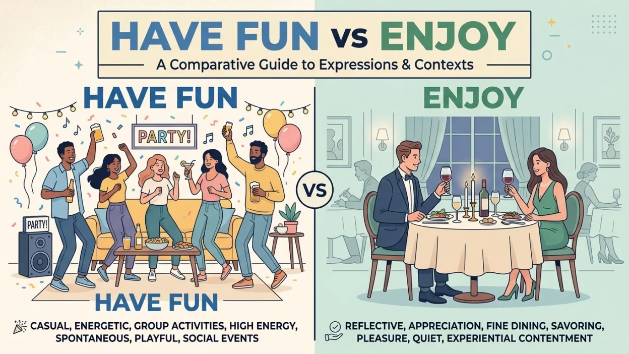 have fun or enjoy