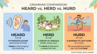 heard vs herd vs hurd