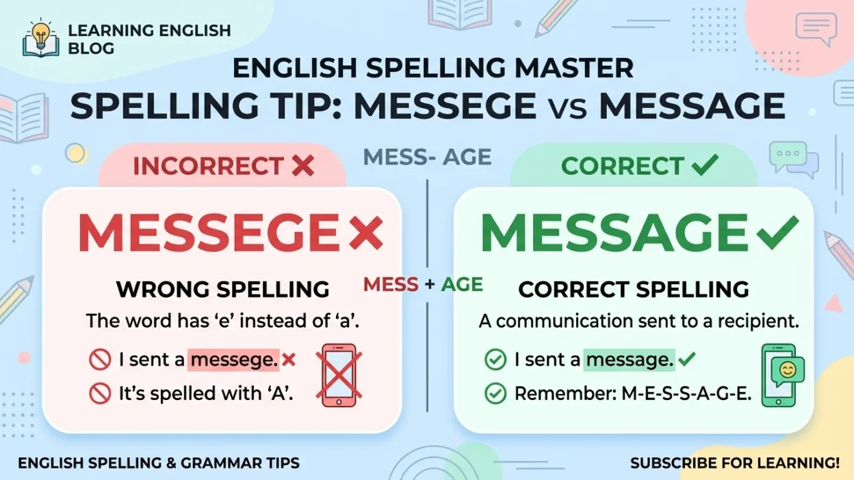 messege vs message