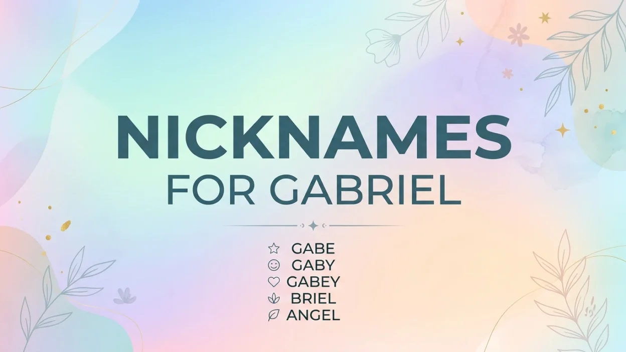 nicknames for gabriel