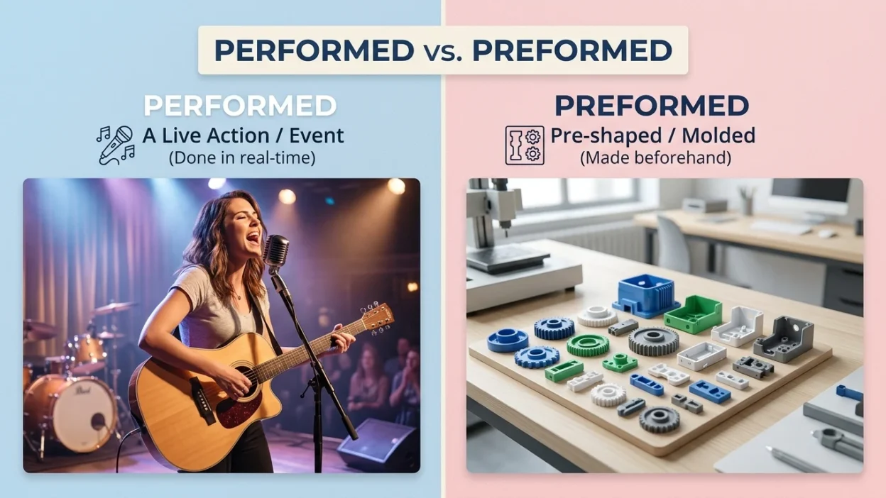 performed vs preformed