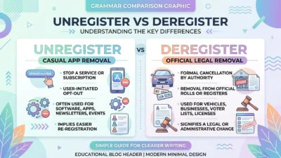 unregister vs deregister
